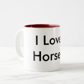 I Love Horses Mok (Voorkant links)