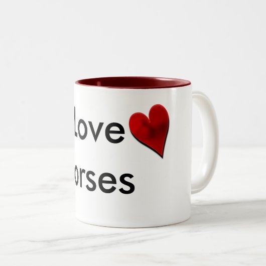 I Love Horses Mok (Voorkant rechts)