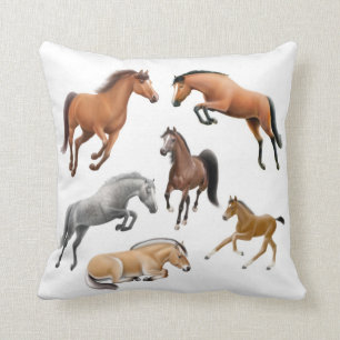 I Love Horses Pillow Kussen
