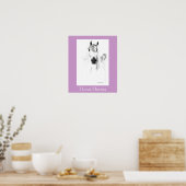 I Love Horses Poster - Gepersonaliseerd (Keuken)