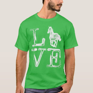 I Love Horses Riding Racing Gifts for Horse T-shirt