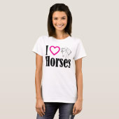 I Love Horses T Shirt (Voorkant volledig)