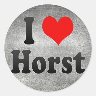 I Love Horst, Nederland Ronde Sticker