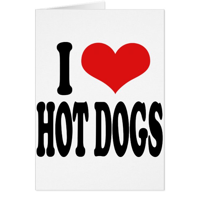 I Love Hot Dogs (Voorkant)