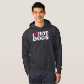 I Love Hot Dogs Hoodie (Voorkant volledig)