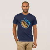 I Love Hot-Dogs - T-shirt (Voorkant volledig)