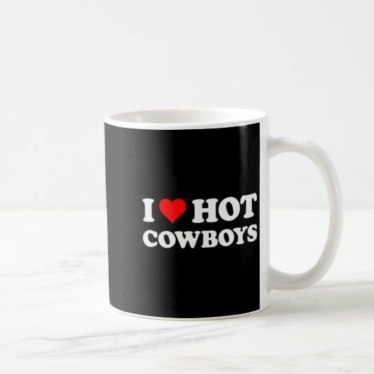 I Love Hot _ Funny Western Rodeo  Koffiemok (Rechts)