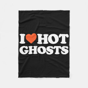 I Love Hot Ghosts beroemd gemaakt door I Heart Hot Fleece Deken