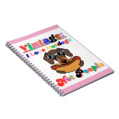I Love Hotdogs,not People  Notitieboek (Rechterzijde)