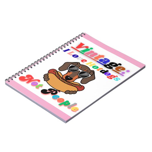 I Love Hotdogs,not People  Notitieboek (Linkerzijde)