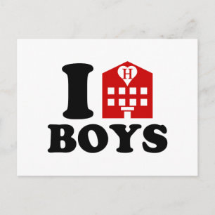 I Love Hotel Boys Briefkaart