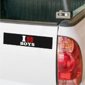 I Love Hotel Boys Bumpersticker (Op Truck)