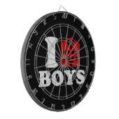 I Love Hotel Boys Dartbord (Voorkant Links)