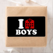 I Love Hotel Boys Etiket (Insitu)