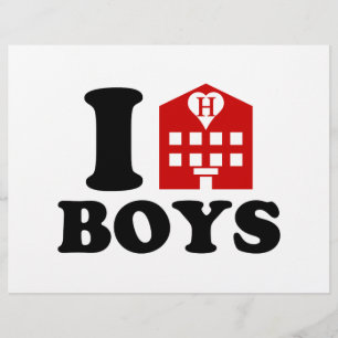 I Love Hotel Boys Flyer