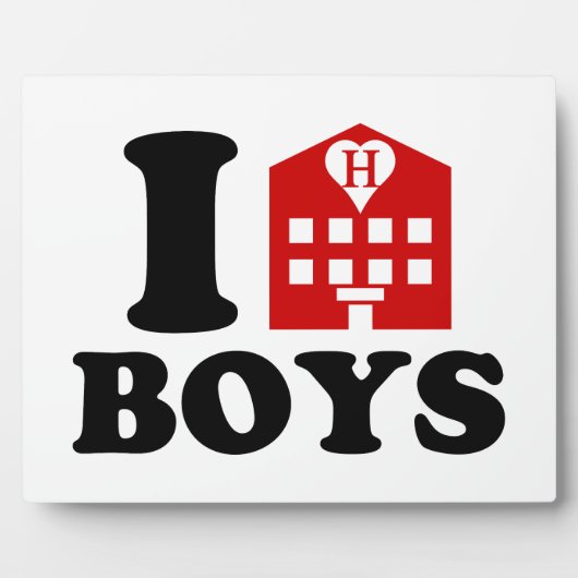 I Love Hotel Boys Fotoplaat (Voorkant)