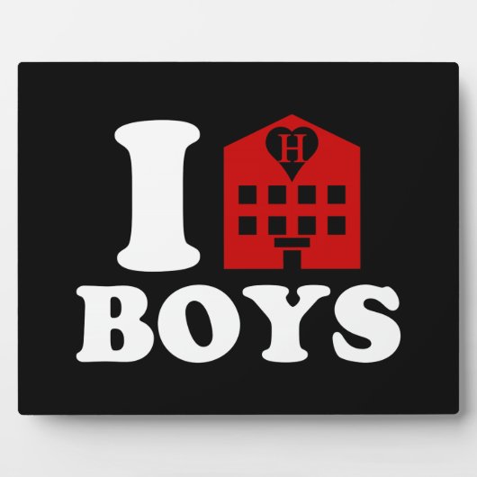 I Love Hotel Boys Fotoplaat (Voorkant)