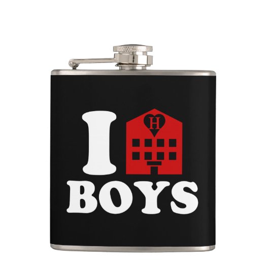 I Love Hotel Boys Heupfles (Voorkant)