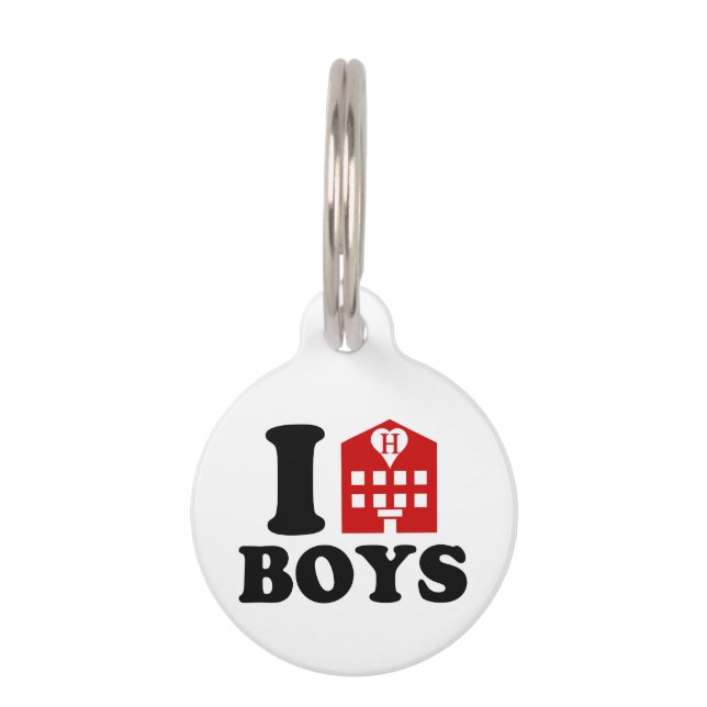I Love Hotel Boys Huisdierpenning (Voorkant)