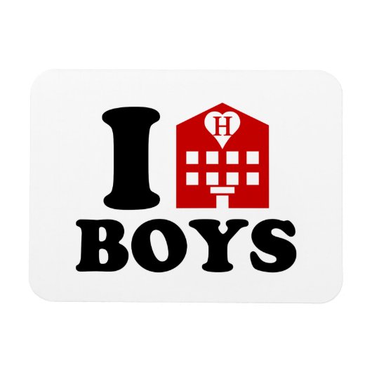 I Love Hotel Boys Magneet (Horizontaal)