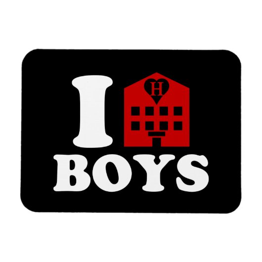 I Love Hotel Boys Magneet (Horizontaal)