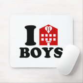 I Love Hotel Boys Muismat (Met muis)
