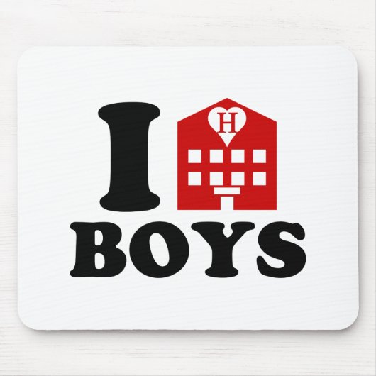 I Love Hotel Boys Muismat (Voorkant)