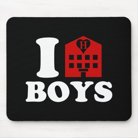I Love Hotel Boys Muismat (Voorkant)