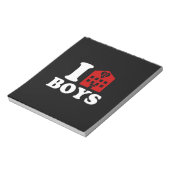 I Love Hotel Boys Notitieblok (Linkerzijde)