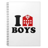I Love Hotel Boys Notitieboek (Voorkant)