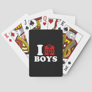I Love Hotel Boys Pokerkaarten