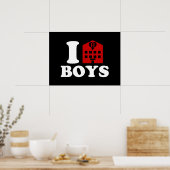 I Love Hotel Boys Poster (Keuken)