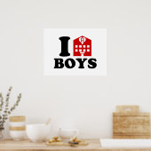 I Love Hotel Boys Poster (Keuken)