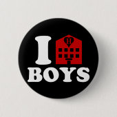 I Love Hotel Boys Ronde Button 5,7 Cm (Voorkant)