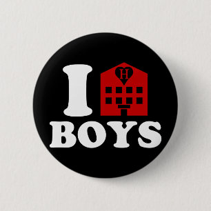 I Love Hotel Boys Ronde Button 5,7 Cm