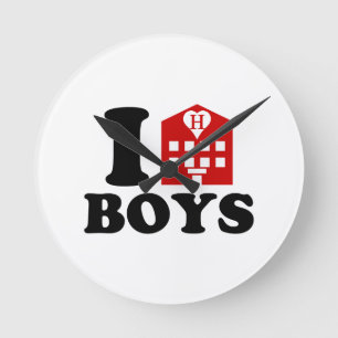 I Love Hotel Boys Ronde Klok