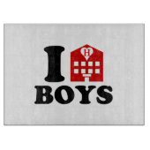 I Love Hotel Boys Snijplank (Voorkant)