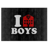 I Love Hotel Boys Snijplank (Voorkant)