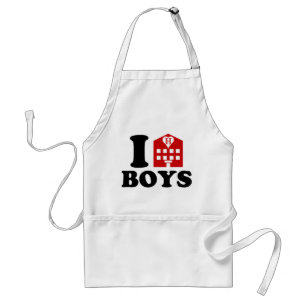 I Love Hotel Boys Standaard Schort