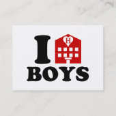 I Love Hotel Boys Visitekaartje (Achterkant)