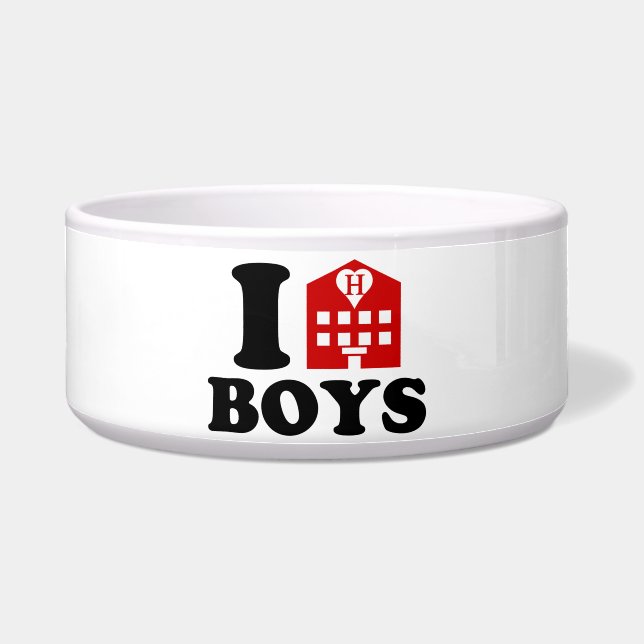 I Love Hotel Boys Voerbakje (Voorkant)