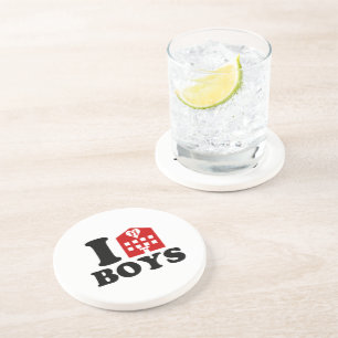 I Love Hotel Boys Zandsteen Onderzetter