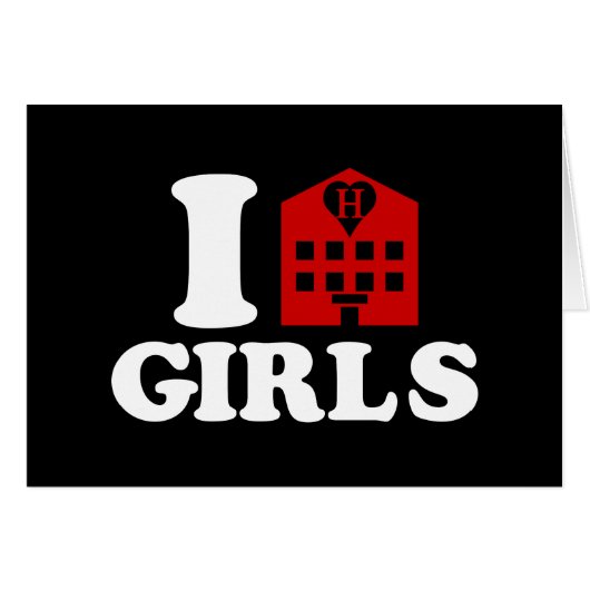 I Love Hotel Girls (Voorkant Horizontaal)