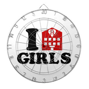I Love Hotel Girls Dartbord