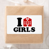 I Love Hotel Girls Etiket (Insitu)