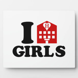 I Love Hotel Girls Fotoplaat