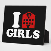 I Love Hotel Girls Fotoplaat (Zijkant)