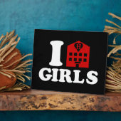 I Love Hotel Girls Fotoplaat (Zijkant)