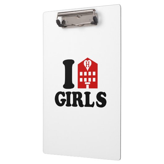 I Love Hotel Girls Klembord (Links)