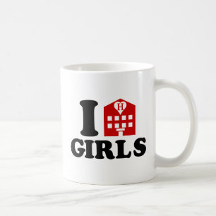 I Love Hotel Girls Koffiemok